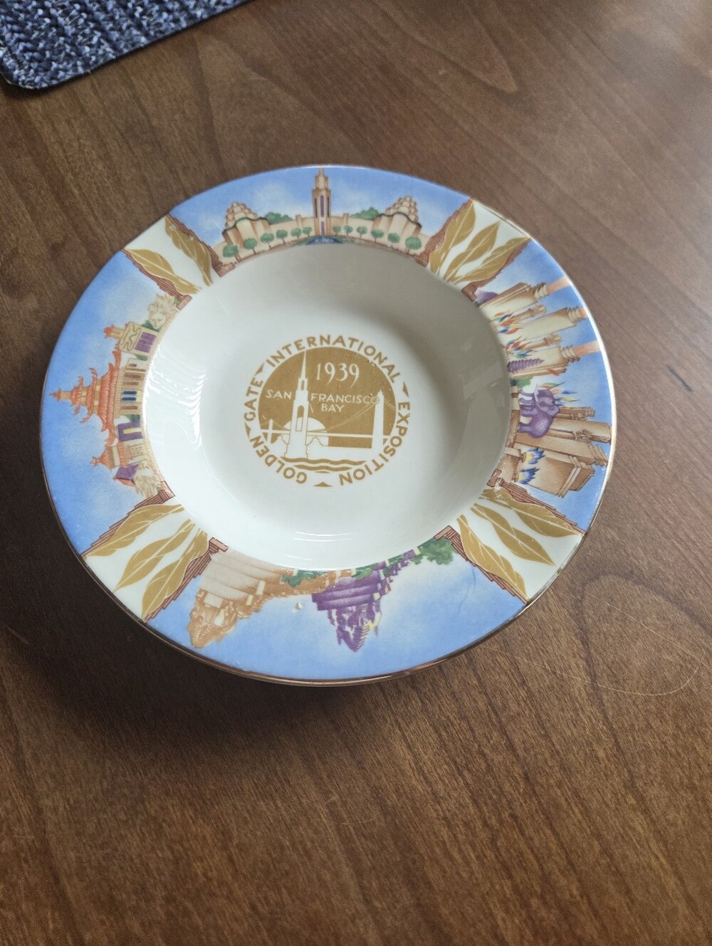 1939 Golden Gate International Exposition Souvenir Ashtray